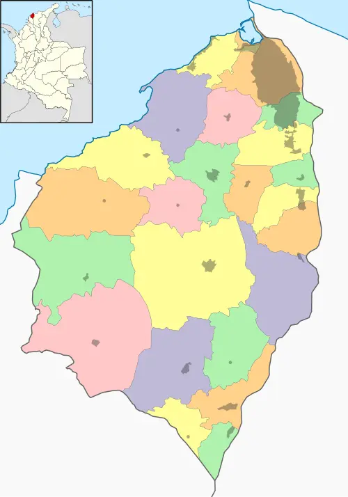 mapa departamento atlántico colombia