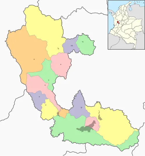 mapa departamento risaralda colombia